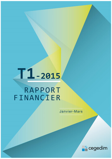 Thumbnail Cegedim SA Quarterly Report 2015-q1