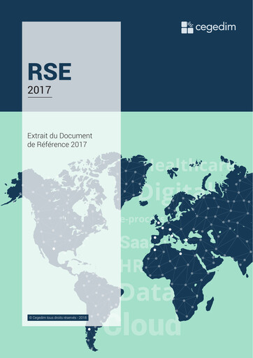 Thumbnail Cegedim SA Sustainability Report 2017