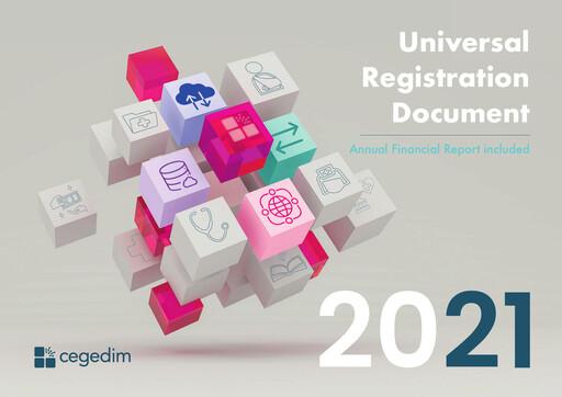Thumbnail Cegedim SA Universal Registration Document 2021