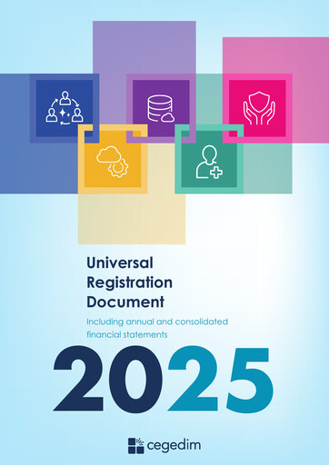 Thumbnail Cegedim SA Universal Registration Document 2025