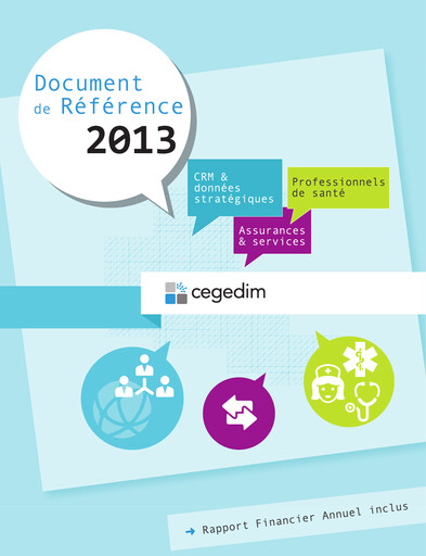 Thumbnail Cegedim SA Universal Registration Document 2013