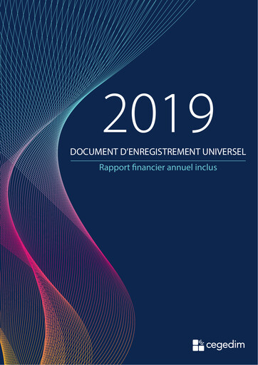 Thumbnail Cegedim SA Universal Registration Document 2019
