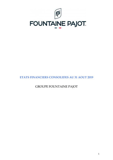 Thumbnail Fountaine Pajot Financial Statement 2018-2019