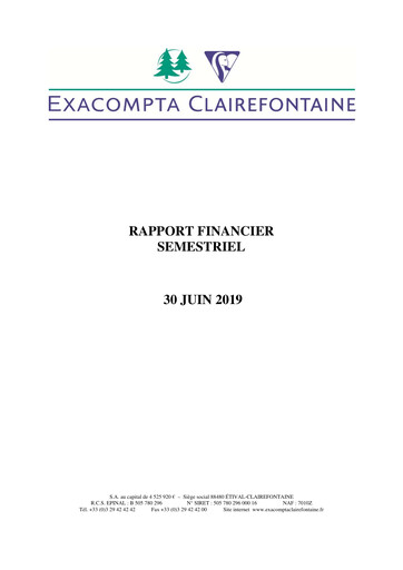 Thumbnail Exacompta Clairefontaine Half-year Report 2019-h1