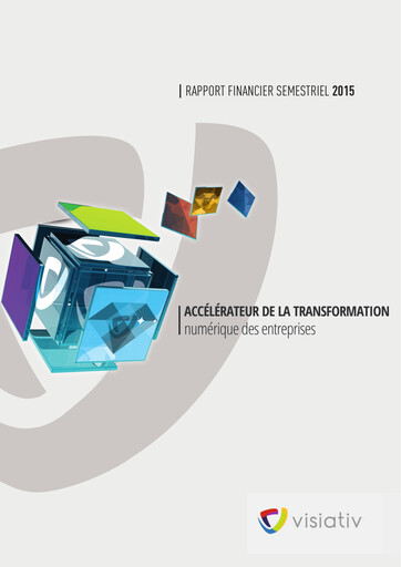 Thumbnail Visiativ SA Half-year Report 2015-h1