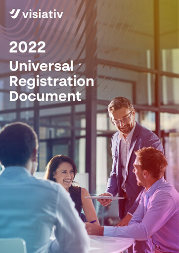 Thumbnail Visiativ SA Universal Registration Document 2022