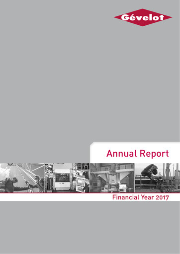 Thumbnail Gévelot SA Annual Report 2017
