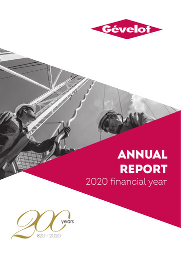Thumbnail Gévelot SA Annual Report 2020