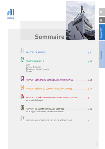 Thumbnail Société Marseillaise du Tunnel Prado-Carénage Annual Report 2011