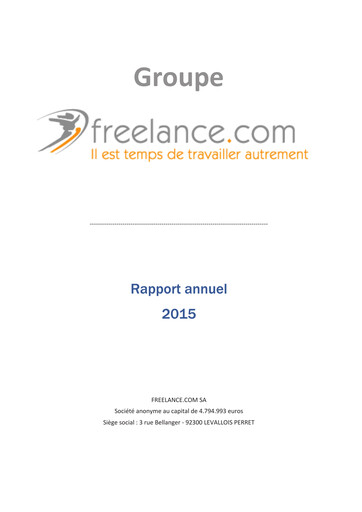Thumbnail Freelance.com SA Annual Report 2015
