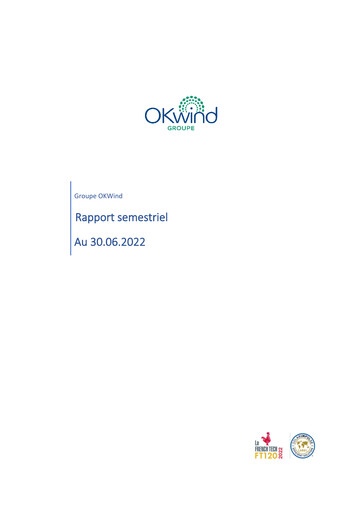 Thumbnail Groupe OKwind Half-year Report 2022-h1