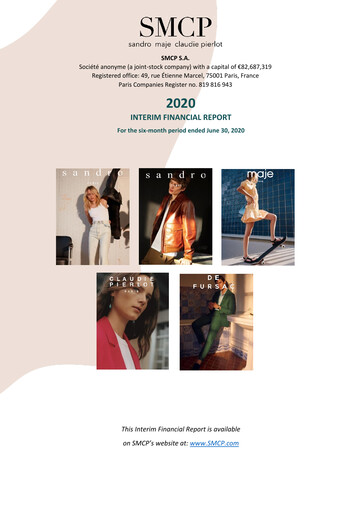 Thumbnail SMCP S.A. Half-year Report 2020-h1