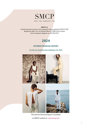 Thumbnail SMCP S.A. Half-year Report 2024-h1