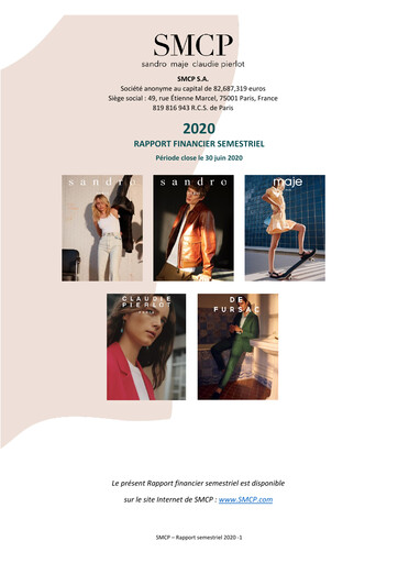 Thumbnail SMCP S.A. Half-year Report 2020-h1