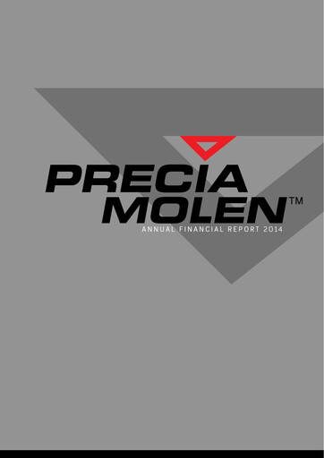 Thumbnail Precia S.A. Financial Report 2014
