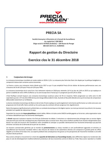 Thumbnail Precia S.A. Financial Report 2018