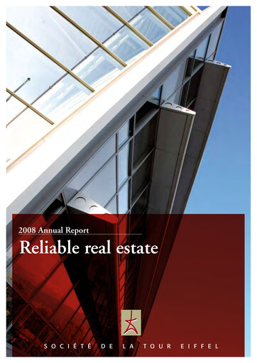 Thumbnail Société de la Tour Eiffel Annual Report 2008