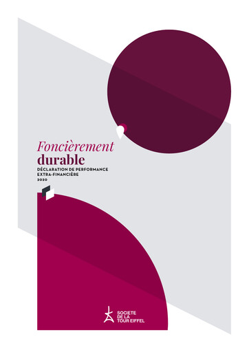 Thumbnail Société de la Tour Eiffel ESG Report 2020