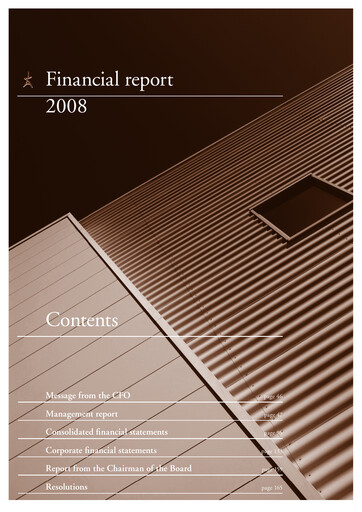 Thumbnail Société de la Tour Eiffel Financial Report 2008