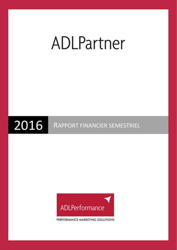 Thumbnail ADLPartner (Dékuple) Half-year Report 2016-h1