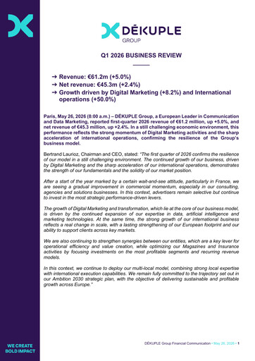 Thumbnail ADLPartner (Dékuple) Quarterly Report 2026-q1