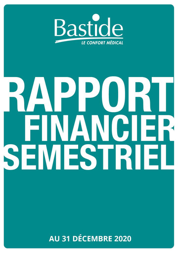 Miniature Bastide Le Confort Médical Rapport semestriel 2020-h2