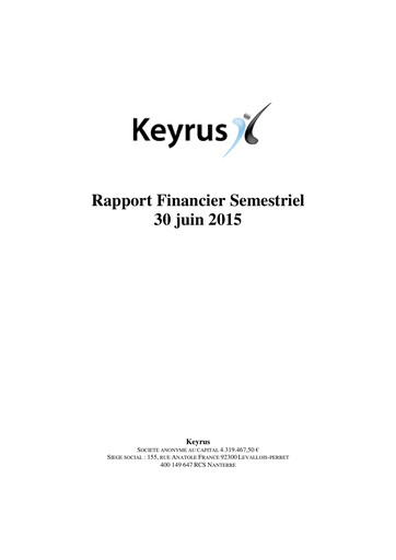 Thumbnail Keyrus Half-year Report 2015-h1