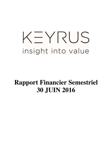 Thumbnail Keyrus Half-year Report 2016-h1