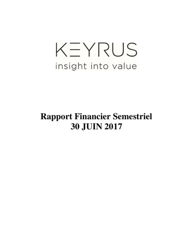 Thumbnail Keyrus Half-year Report 2017-h1