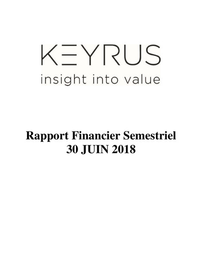 Thumbnail Keyrus Half-year Report 2018-h1