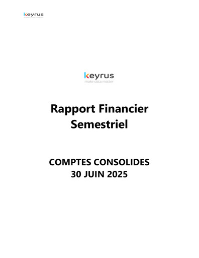 Thumbnail Keyrus Half-year Report 2025-h1