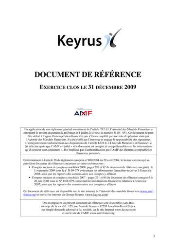 Thumbnail Keyrus Universal Registration Document 2009