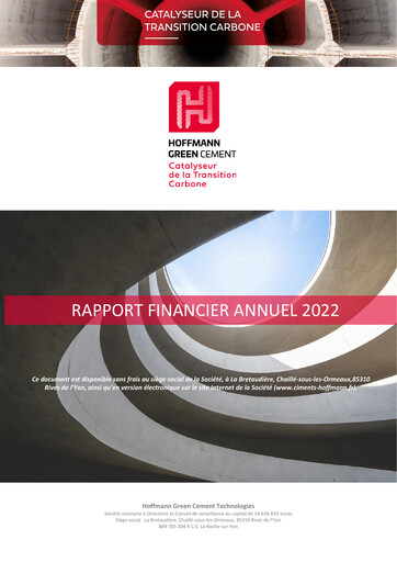 Thumbnail Hoffmann Green Cement Technologies Financial Report 2022