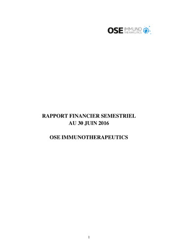 Thumbnail OSE Immunotherapeutics Half-year Report 2016-h1