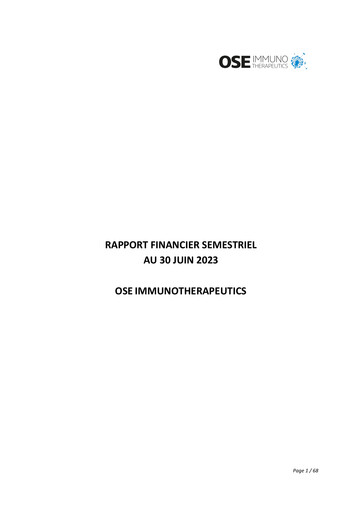 Thumbnail OSE Immunotherapeutics Half-year Report 2023-h1