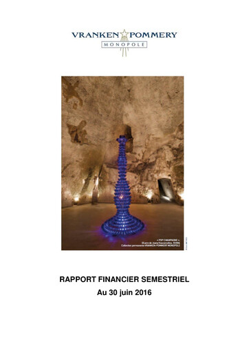 Thumbnail Vranken-Pommery Monopole Half-year Report 2016-h1