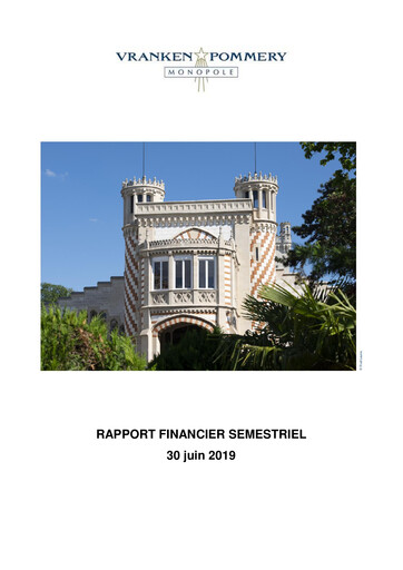 Thumbnail Vranken-Pommery Monopole Half-year Report 2019-h1