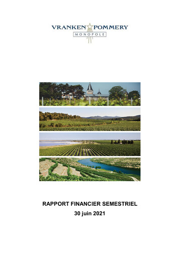 Thumbnail Vranken-Pommery Monopole Half-year Report 2021-h1