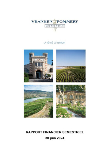 Thumbnail Vranken-Pommery Monopole Half-year Report 2024-h1
