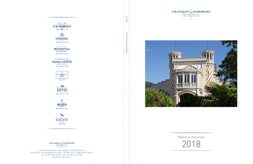 Thumbnail Vranken-Pommery Monopole Universal Registration Document 2018
