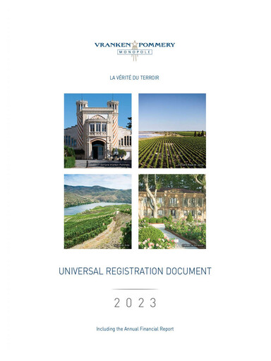 Thumbnail Vranken-Pommery Monopole Universal Registration Document 2023