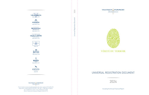 Thumbnail Vranken-Pommery Monopole Universal Registration Document 2024