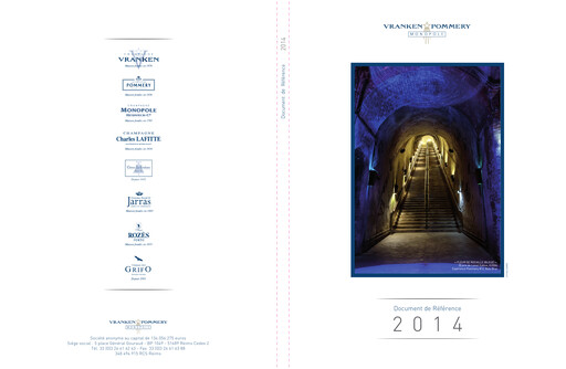 Thumbnail Vranken-Pommery Monopole Universal Registration Document 2014