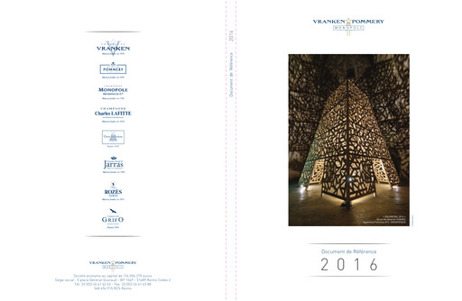 Thumbnail Vranken-Pommery Monopole Universal Registration Document 2016