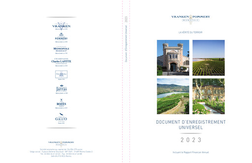 Thumbnail Vranken-Pommery Monopole Universal Registration Document 2023