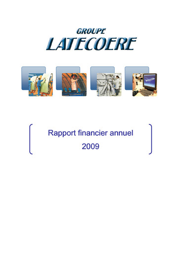 Vorschaubild Latécoère S.A. Finanzbericht 2009