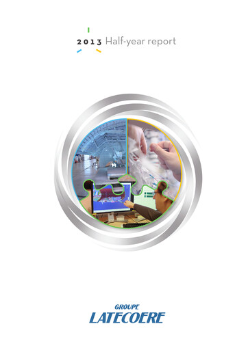 Thumbnail Latécoère S.A. Half-year Report 2013-h1