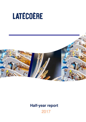 Thumbnail Latécoère S.A. Half-year Report 2017-h1