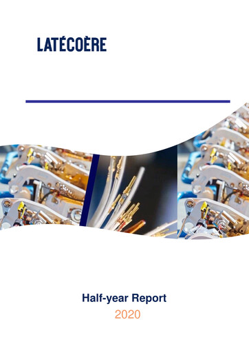 Thumbnail Latécoère S.A. Half-year Report 2020-h1