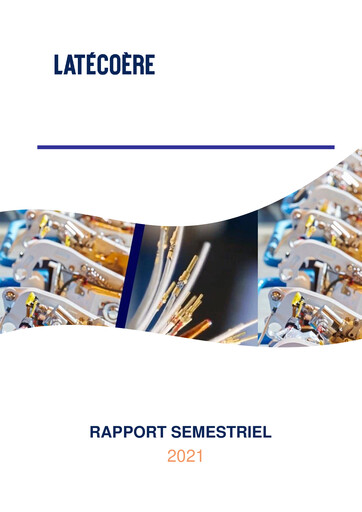 Miniature Latécoère S.A. Rapport semestriel 2021-h1